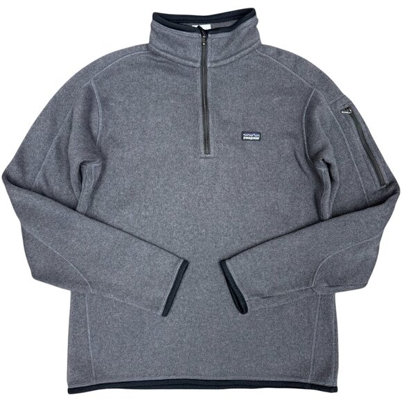 Women's PATAGONIA Better Sweater 1/4-Zip Condor Gray | Size M - Picture 4 of 10